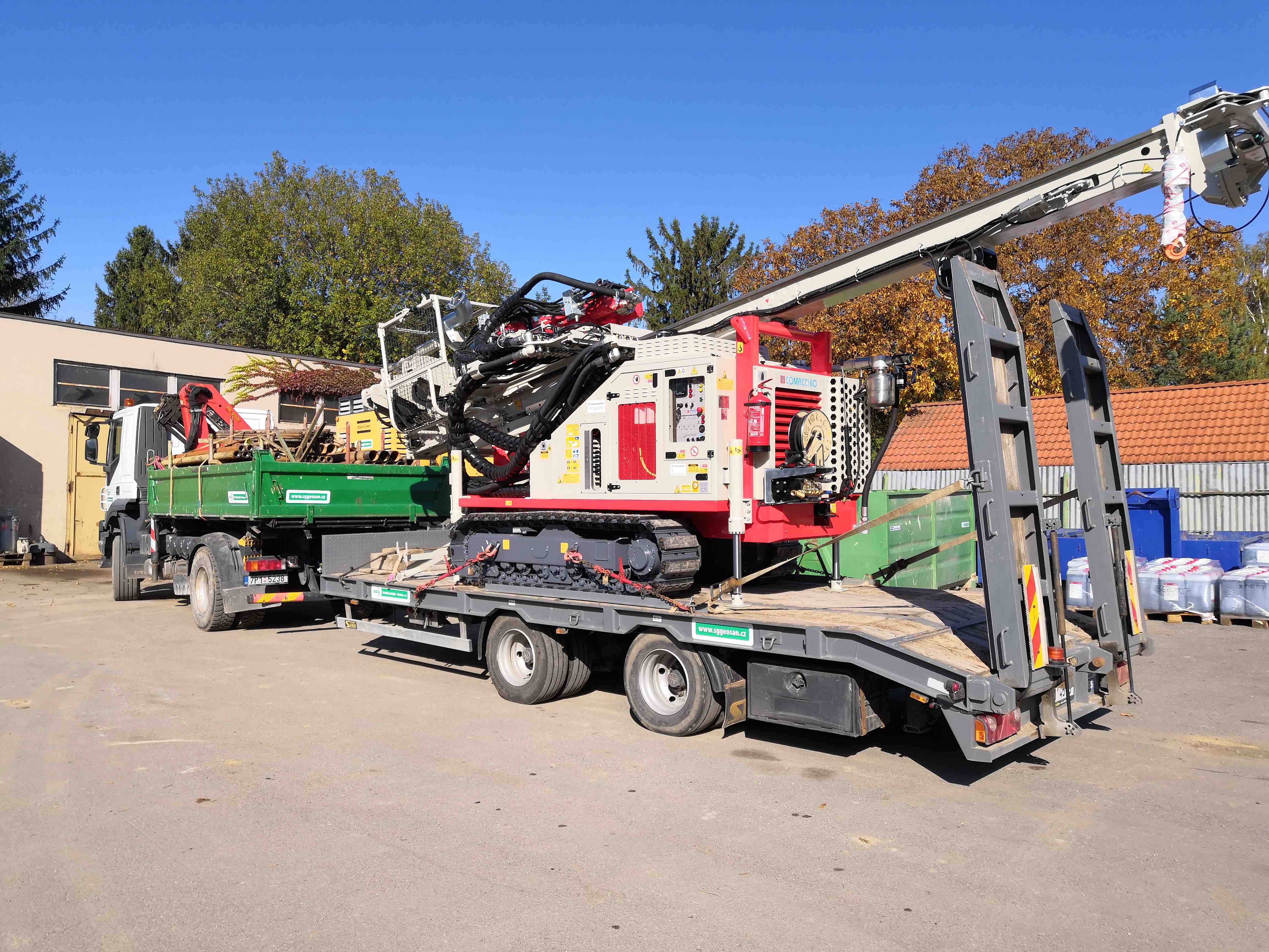 Comacchio 602GT na pásovém podvozku