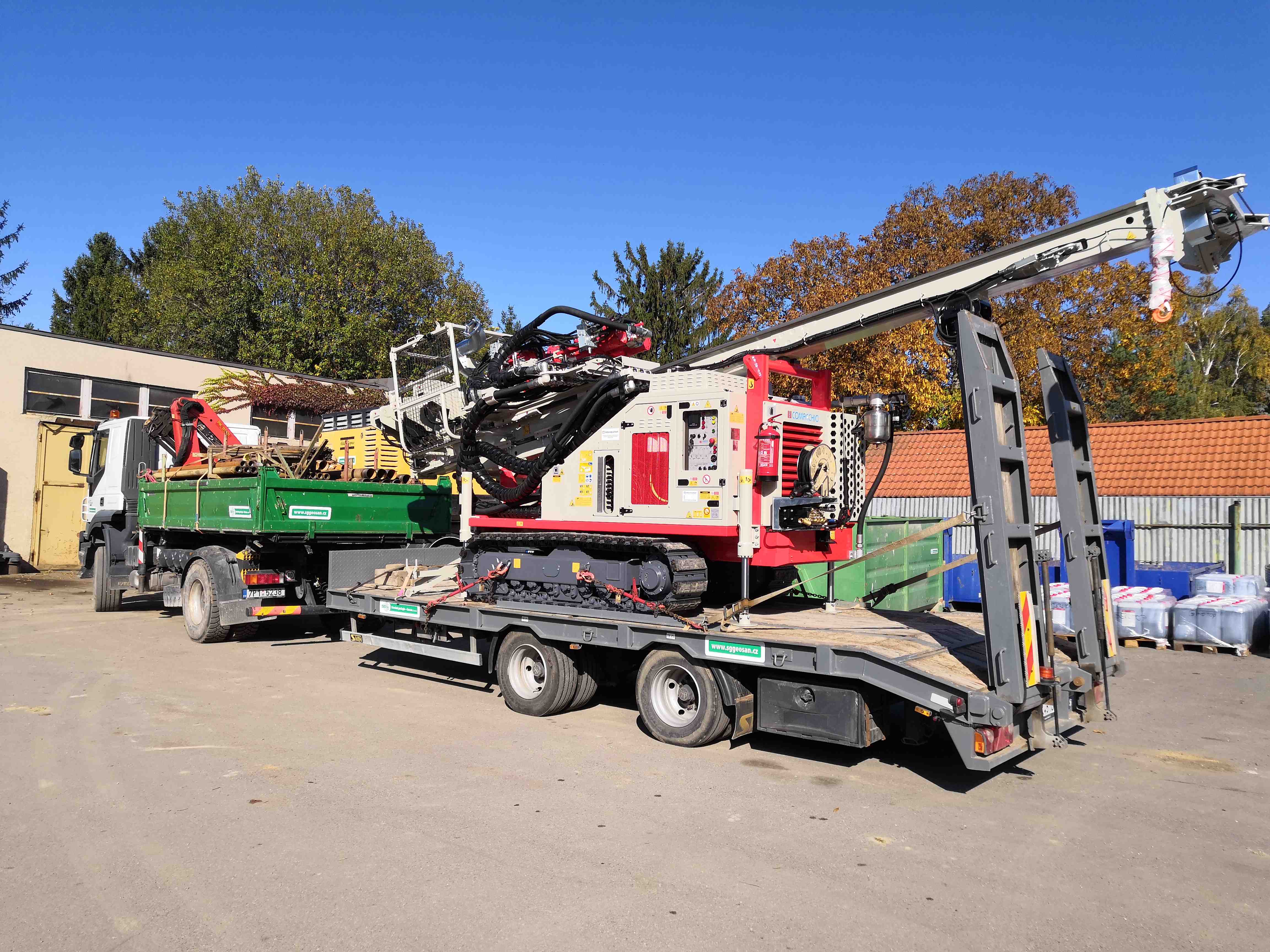 Comacchio 602GT na pásovém podvozku